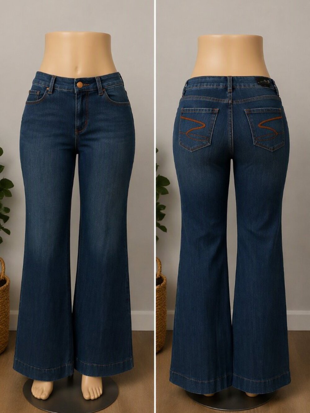 Flattering Bootcut Denim Jeans
